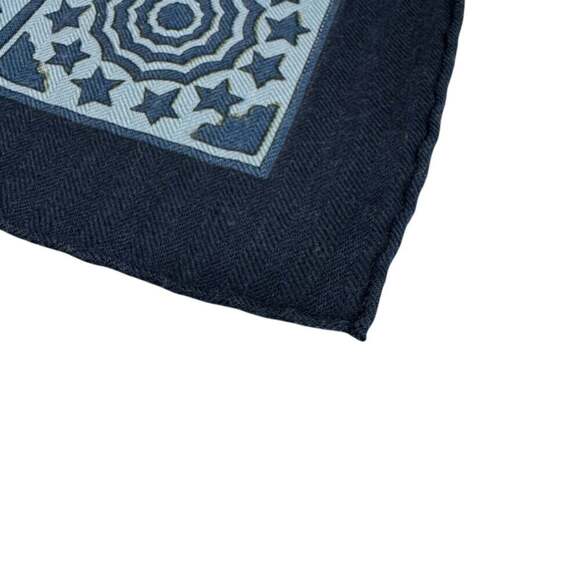 HERMES Authentic Blue Scarf - Picture 8 of 16